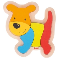 GOKI - Dog Puzzle 5pc