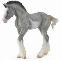 Collecta - Clydesdale Foal Blue Sabino Roan 88626