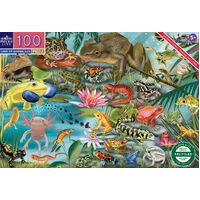 eeBoo - Love of Amphibians Puzzle 100pc