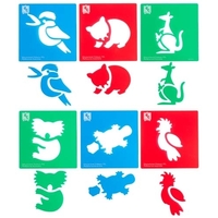 EC - Australian Animal Stencils Set 1 (pack of 6)