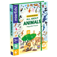 mierEdu - All About Animals Magnetic Puzzle