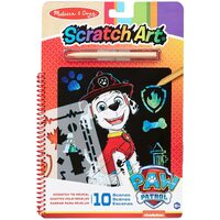 Melissa & Doug - Paw Patrol - Scratch Art - Marshall