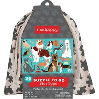 Mudpuppy - Hot Dogs Puzzle To Go 36pc