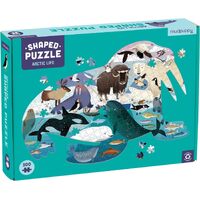 Mudpuppy - Arctic Life Shaped Puzzle 300pc