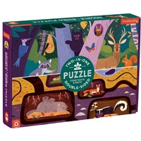 Mudpuppy - Forest Above & Below Double-Sided Puzzle 100pc