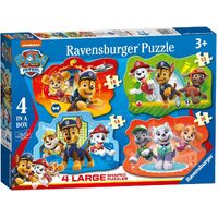 Ravensburger - Paw Patrol 4 Large Shaped Puzzles