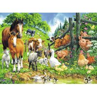 Ravensburger - Animal Get Together Puzzle 100pc 