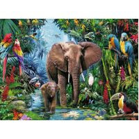 Ravensburger - Elephants at the Oasis Puzzle 150pc