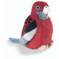 Wild Republic - Crimson Rosella Plush Toy with Sound 15cm