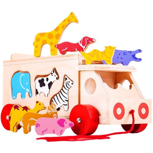 Bigjigs - Animal Shape Lorry