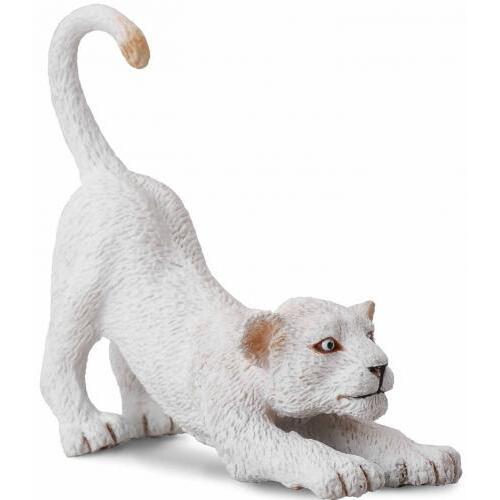 Collecta - White Lion Cub Stretching 88550