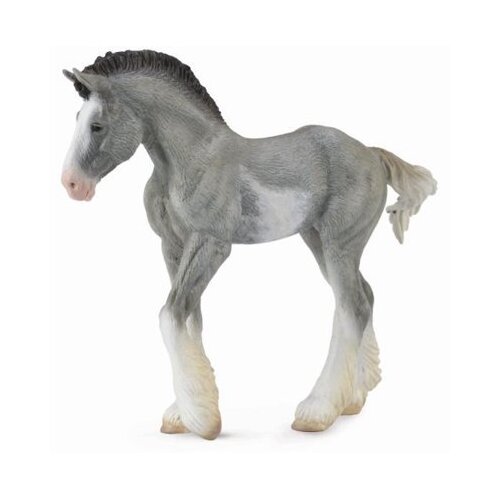 Collecta - Clydesdale Foal Blue Sabino Roan 88626