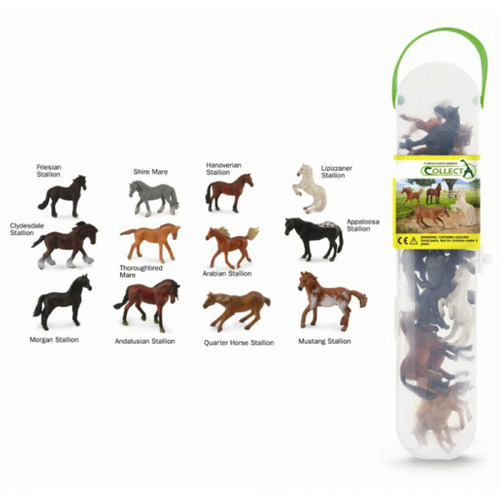 Collecta - Horses Tube (12 pieces)