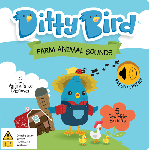 Ditty Bird - Farm Animals Sound Board Book