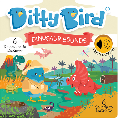 Ditty Bird - Dinosaur Sounds Board Book