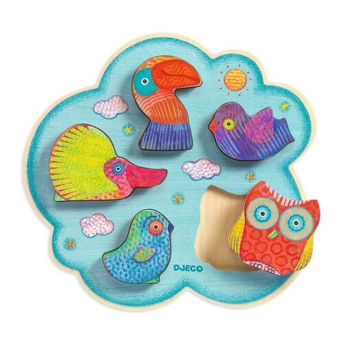 Djeco - Toucanco Wooden Puzzle