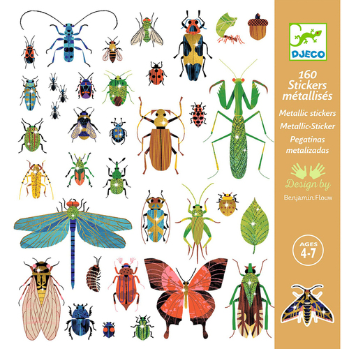 Djeco - Microcosms Sticker Set