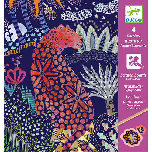 Djeco - Lush Nature Scratch Cards