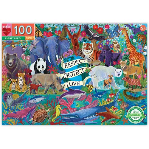 eeBoo - Planet Earth Puzzle 100pc