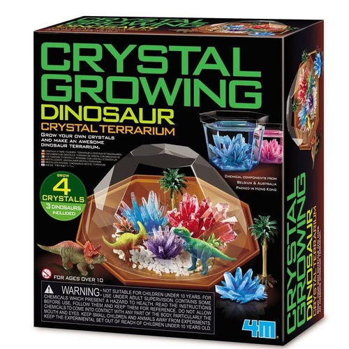 4M - Dinosaur Crystal Growing Terrrarium