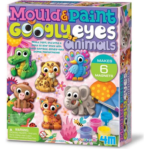 4M - Mould & Paint - Googly Eyes Animals