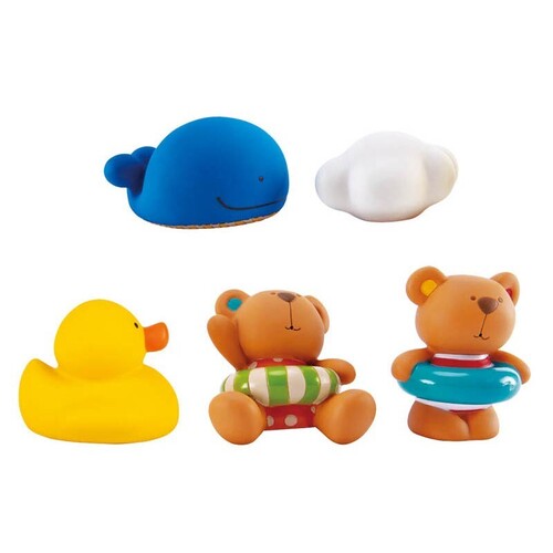 Hape - Teddy and Friends Bath Squirts