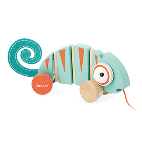 Janod - Tropik Pull Along Chameleon