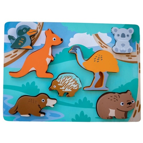 Kiddie Connect - Australian Animal Puzzle 7pc