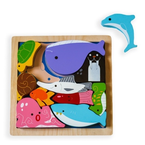 Kiddie Connect - Sea Creatures Chunky Puzzle