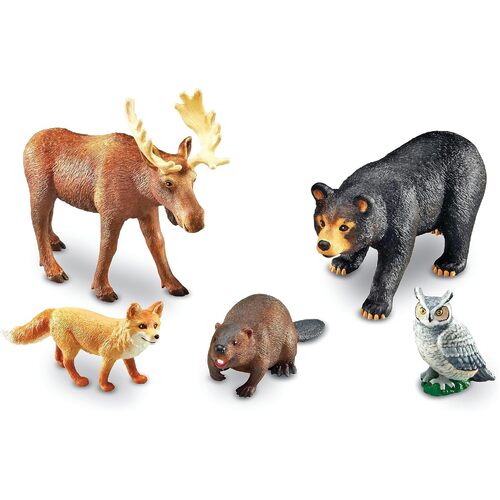 Learning Resources - Jumbo Forest Animals 5pc