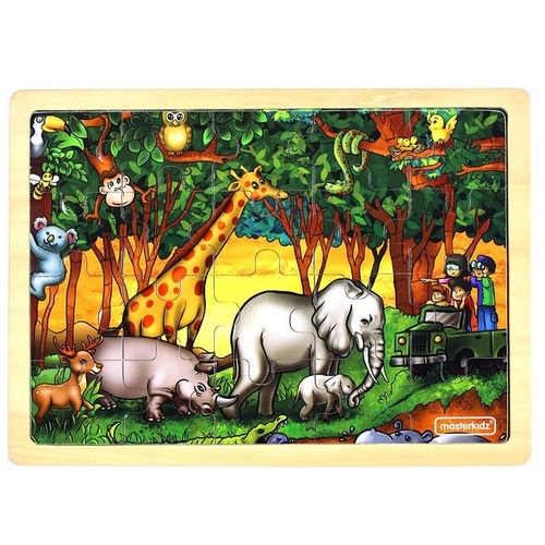 Masterkidz - Wooden Jigsaw Puzzle - Forest Journey 20pc