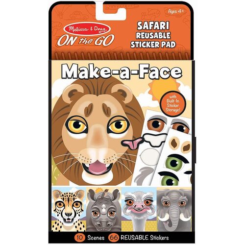 Melissa & Doug - On The Go - Make-a-Face - Safari