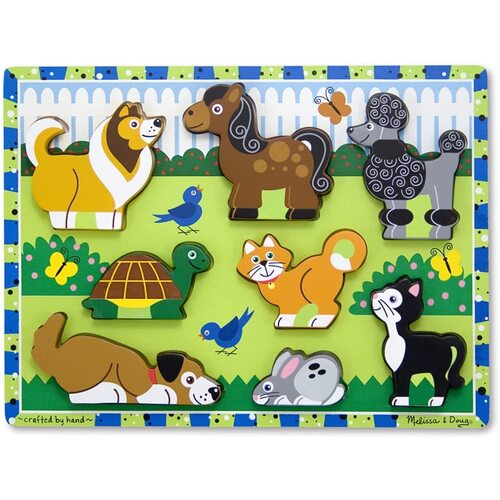 Melissa & Doug - Pets Chunky Puzzle 8pc