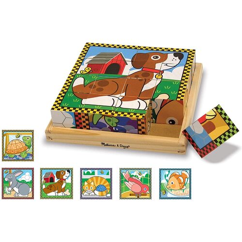 Melissa & Doug - Pets Cube Puzzle - 16pc