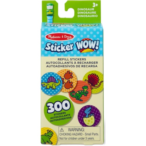 Melissa & Doug - Sticker WOW! Refill Stickers - Dinosaur