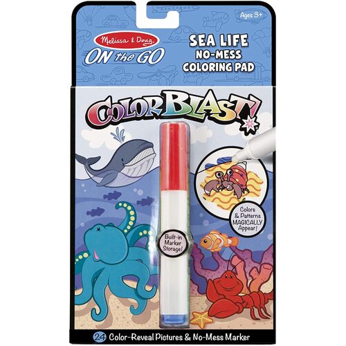 Melissa & Doug - On The Go - Color Blast! - Sea Life