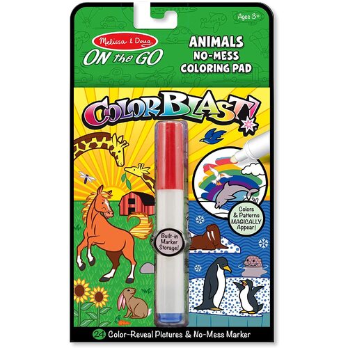 Melissa & Doug - On The Go - Color Blast! - Animals