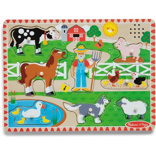 Melissa & Doug - Old MacDonald Farm Song Puzzle - 8pc