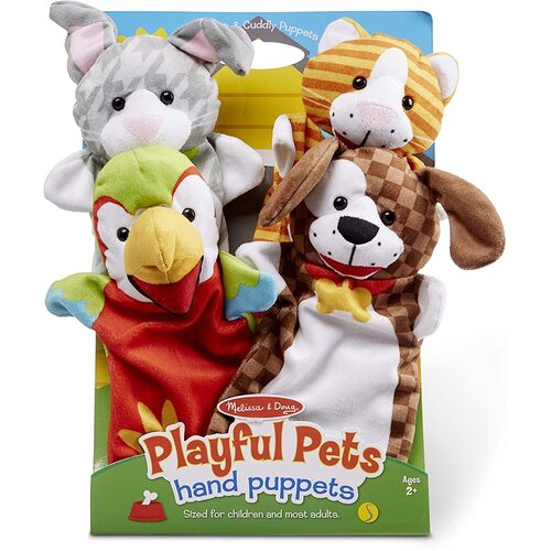 Melissa & Doug - Playful Pets Hand Puppets