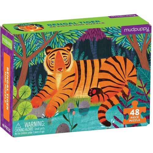 Mudpuppy - Mini Puzzle - Bengal Tiger 48pc