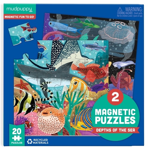 Mudpuppy - Depths of The Sea Magnetic Puzzle 20pc