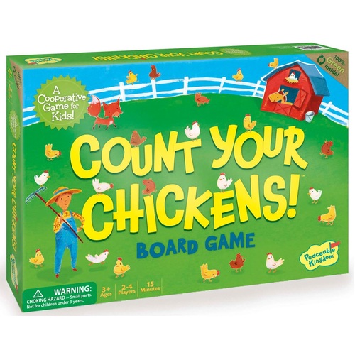 Peaceable Kingdom - Count Your Chickens Board Game