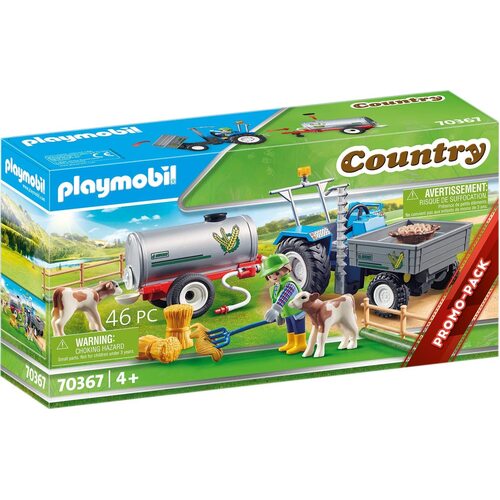 Playmobil - Loading Tractor with Water Tank 70367