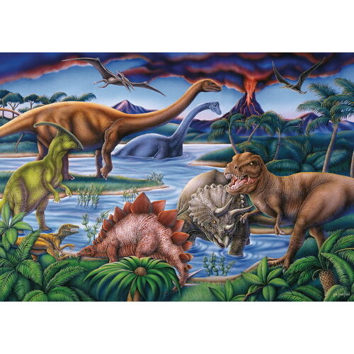 Ravensburger - Dinosaur Playground Puzzle - 35pc