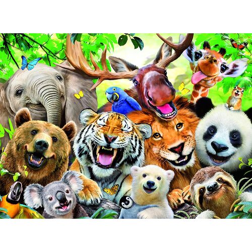 Ravensburger - Wild Animal Selfie Puzzle 300pc