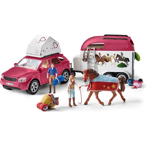 Schleich - Horse Adventures with Car and Trailer 42535