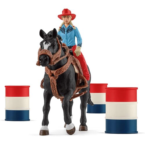 Schleich - Cowgirl Barrel Racing Fun 42576