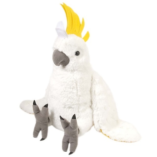 Wild Republic - Cuddlekins Sulphur Crested Cockatoo 30cm