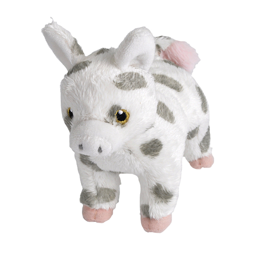 Wild Republic - Lil Farm Spotted Pig Plush Toy 17cm