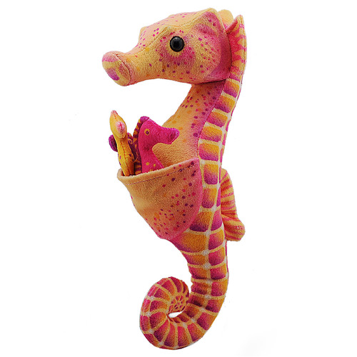 Wild Republic - Seahorse Dad with Babies 28cm